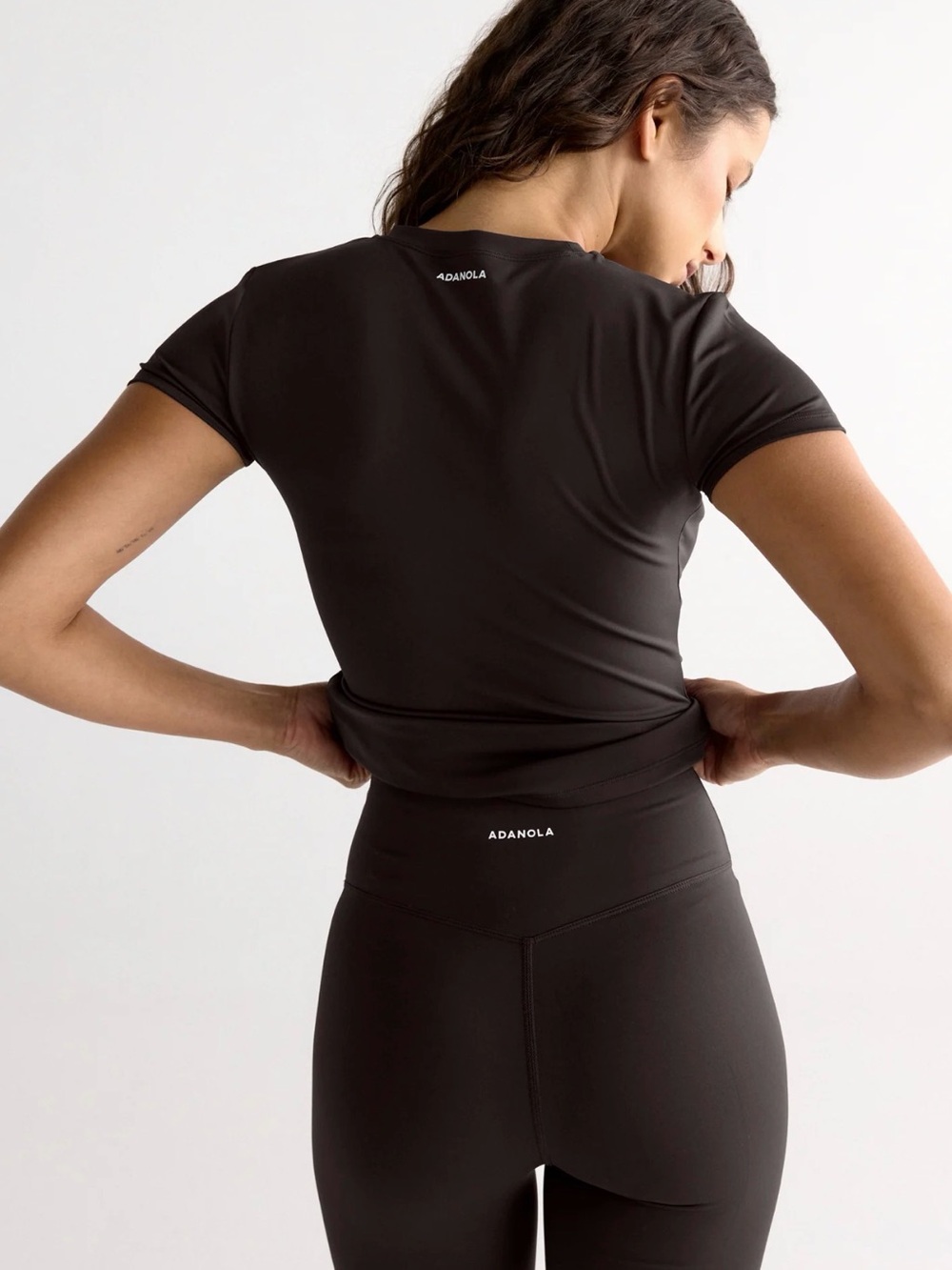 Ultimate Short Sleeve Top - Coffee Bean - Picture 2 of 4